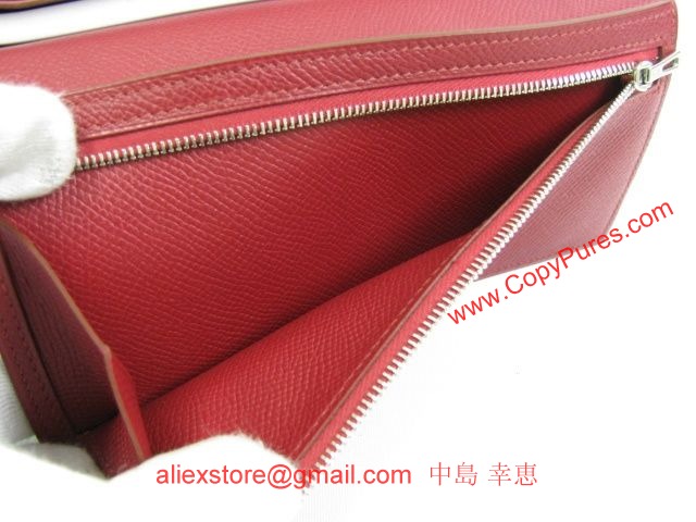 HERMES（エルメス）ベアン二つ折長財布スフレ